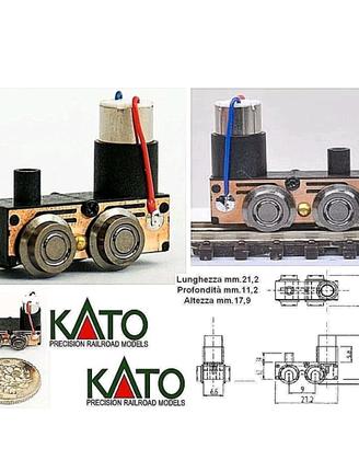 KATO TU-7T MICRO CHASSIS N MOTORIZZATO mm.21x11x17