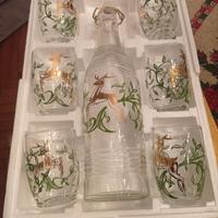 Set bottiglia bicchieri