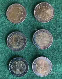 Monete due euro commemorativi vari a vostra scelta