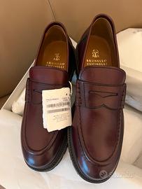 Scarpe uomo Brunello Cucinelli penny loafers.