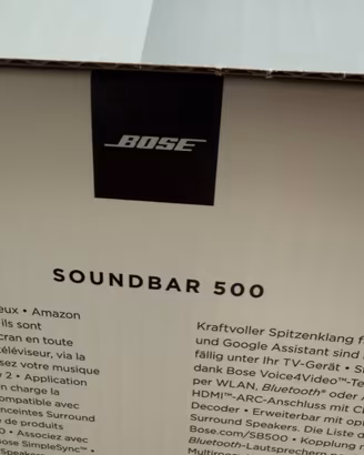 BOSE SOUNDBAR 500