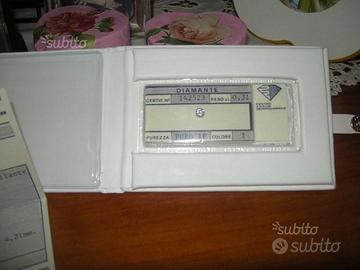 Diamante con certificato