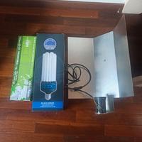 Giardinaggio indoor – 2 lampade + riflettore