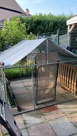 Gabbia per cani da esterno