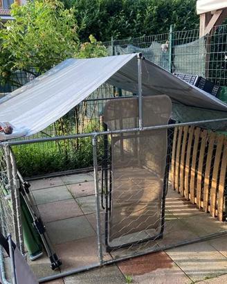 Gabbia per cani da esterno