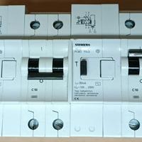 2 INTERRUTTORI DIFFERENZIALE SIEMENS C10 30mA 2P 5