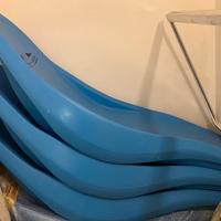 Lettino galleggiante blu