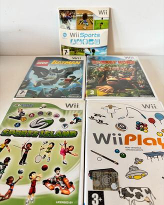 5 Giochi Nintendo Wii testati funzionanti