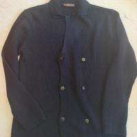  Cardigan Uomo Blu Navy 