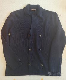  Cardigan Uomo Blu Navy 