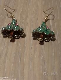 Orecchini albero di Natale 