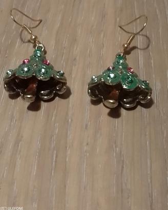 Orecchini albero di Natale 