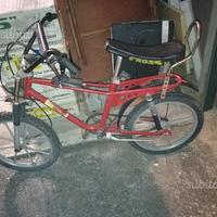 Bicicletta cross vintage e altra saltafoss atala