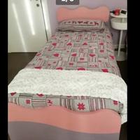 Letto singolo per cameretta bambina