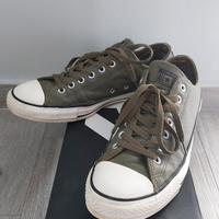 Converse Uomo n°44,5 in pelle verdi