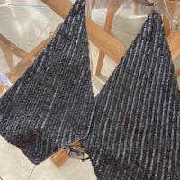 Caractere gilet paillettes