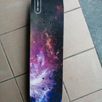 Skateboard The starry sky