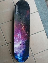 Skateboard The starry sky