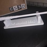 Set Lucille The Walking Dead - Mazza + Espositore