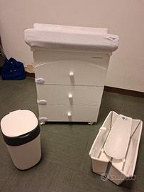 SET BAGNETTO NEONATO "FOPPAPEDRETTI" + VASCHETTA +