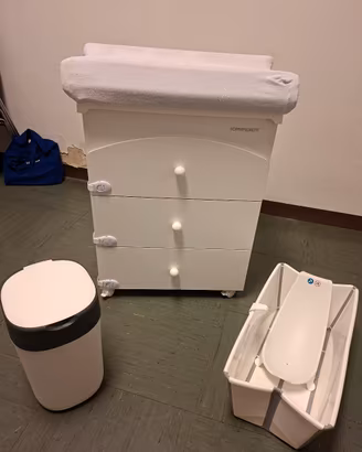 SET BAGNETTO NEONATO "FOPPAPEDRETTI" + VASCHETTA +