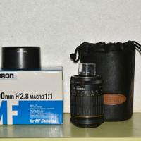 Tamron SP macro 90mm 1:2,8 manual focus.