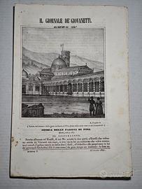 1841 Napoli Giornale De' Giovanetti Torre di Pisa 