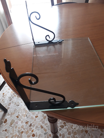 Mensola in cristallo