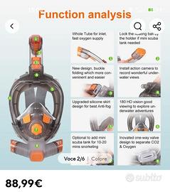 Maschera da Snorkeling