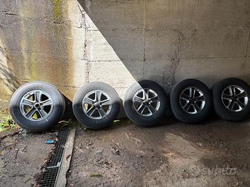 5 Cerchi Originali Jeep Wrangler 18" con gomme 255