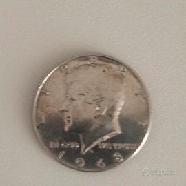 Mezzo dollaro Kennedy del  1968 in argento 