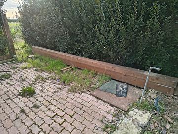 travi lamellari e guaina catramata