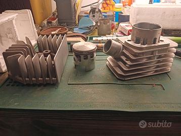 Gruppo termico e scarico Simonini 100cc