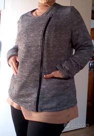 Giacca curvy stile biker