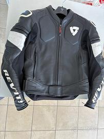 Giubbotto moto pelle Revit