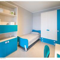 Letto Giessegi turchese, materasso nuovi MAI USATI