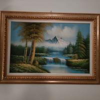 Quadro con cornice natura