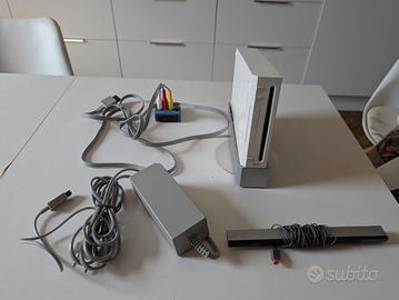Wii Nintendo console + giochi + accessori