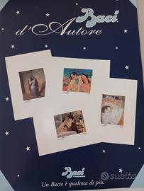 4 stampe assortite Baci d'autore