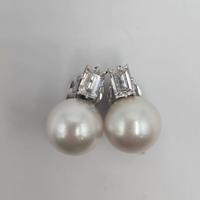 ORECCHINI ORO CON PERLE E DIAMANTI