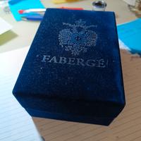 uovo natalizio di Faberge con scatola originale 