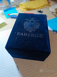 uovo natalizio di Faberge con scatola originale 