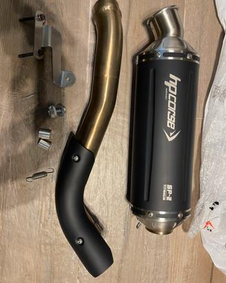 Scarico HP CORSE SP-2  per Honda Transalp 750 xl