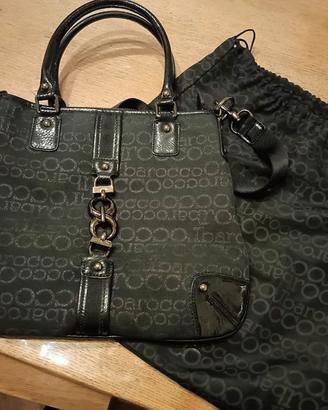 Borsa Roccobarocco Nera con Tracolla e Dustbag