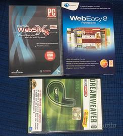 Webeasy 8 professional +Websitex5 +corso dreamweav