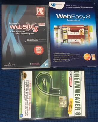 Webeasy 8 professional +Websitex5 +corso dreamweav