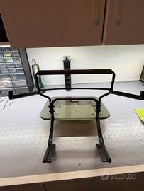 Porta pacchi con schienale per BMW R45 R65 o R100