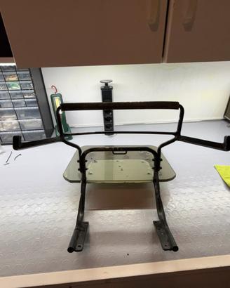 Porta pacchi con schienale per BMW R45 R65 o R100