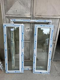 Finestra PvC  finto legno colore bianco
