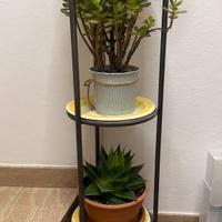 porta vasi in ferro battuto 